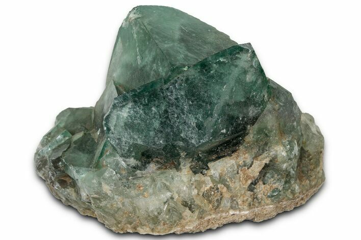 Green Fluorescent Cubic Fluorite Crystals - Madagascar #358897